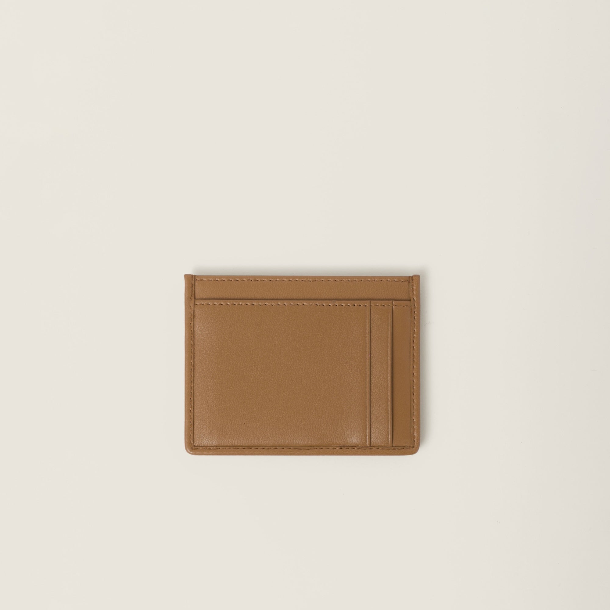Matelassé nappa leather card holder 5MC076 AFPPF098L MIU MIU 