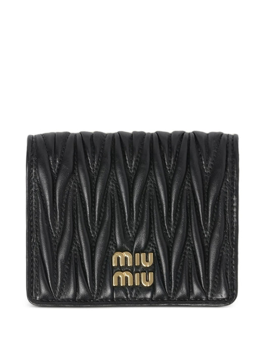 Small Matelassé nappa-leather wallet 5MV204 AFPPF0002 MIU MIU 