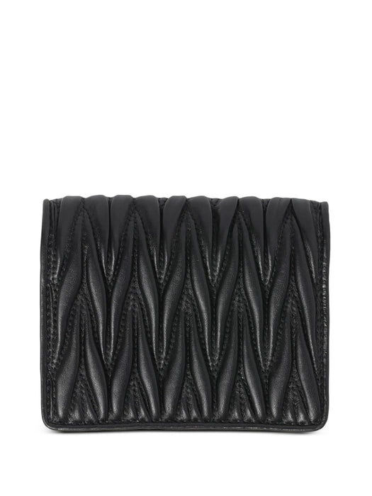 Small Matelassé nappa-leather wallet 5MV204 AFPPF0002 MIU MIU 