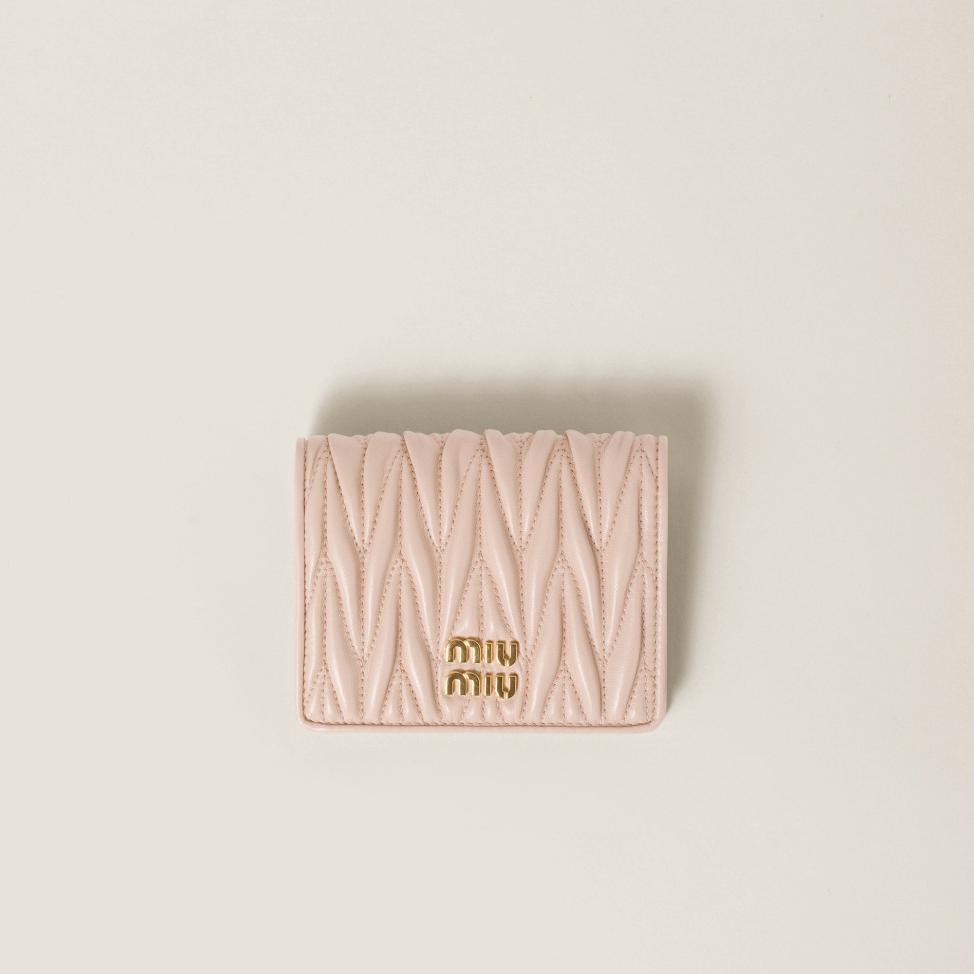 Small matelassé wallet 5MV204 AFPPF0236 MIU MIU 