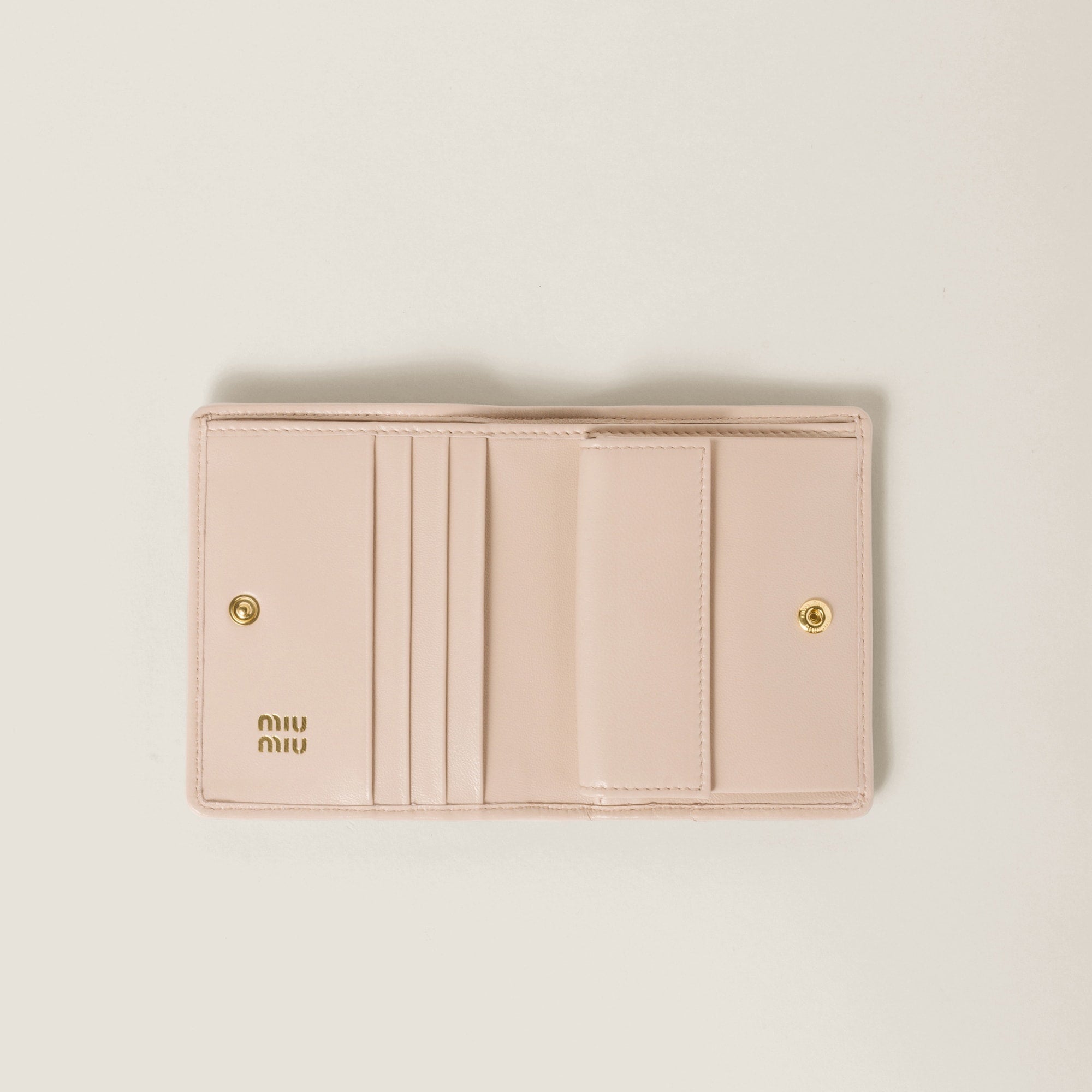 Small matelassé wallet 5MV204 AFPPF0236 MIU MIU 