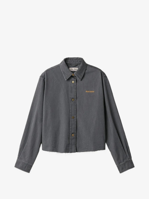 Chambray shirt GWC131 S OOO 15MPF0002 MIU MIU 