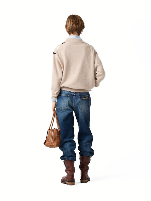 Five-pocket denim jeans GWP574 S OOO 6019F0008 MIU MIU 