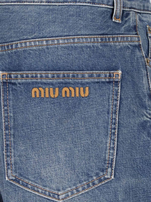 Five-pocket denim jeans GWP608 S OOO 1O6KF0008 MIU MIU 