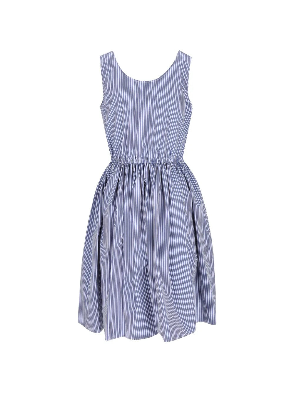 Striped sleeveless mini dress MF6445 S OOO 195DF098Z MIU MIU 