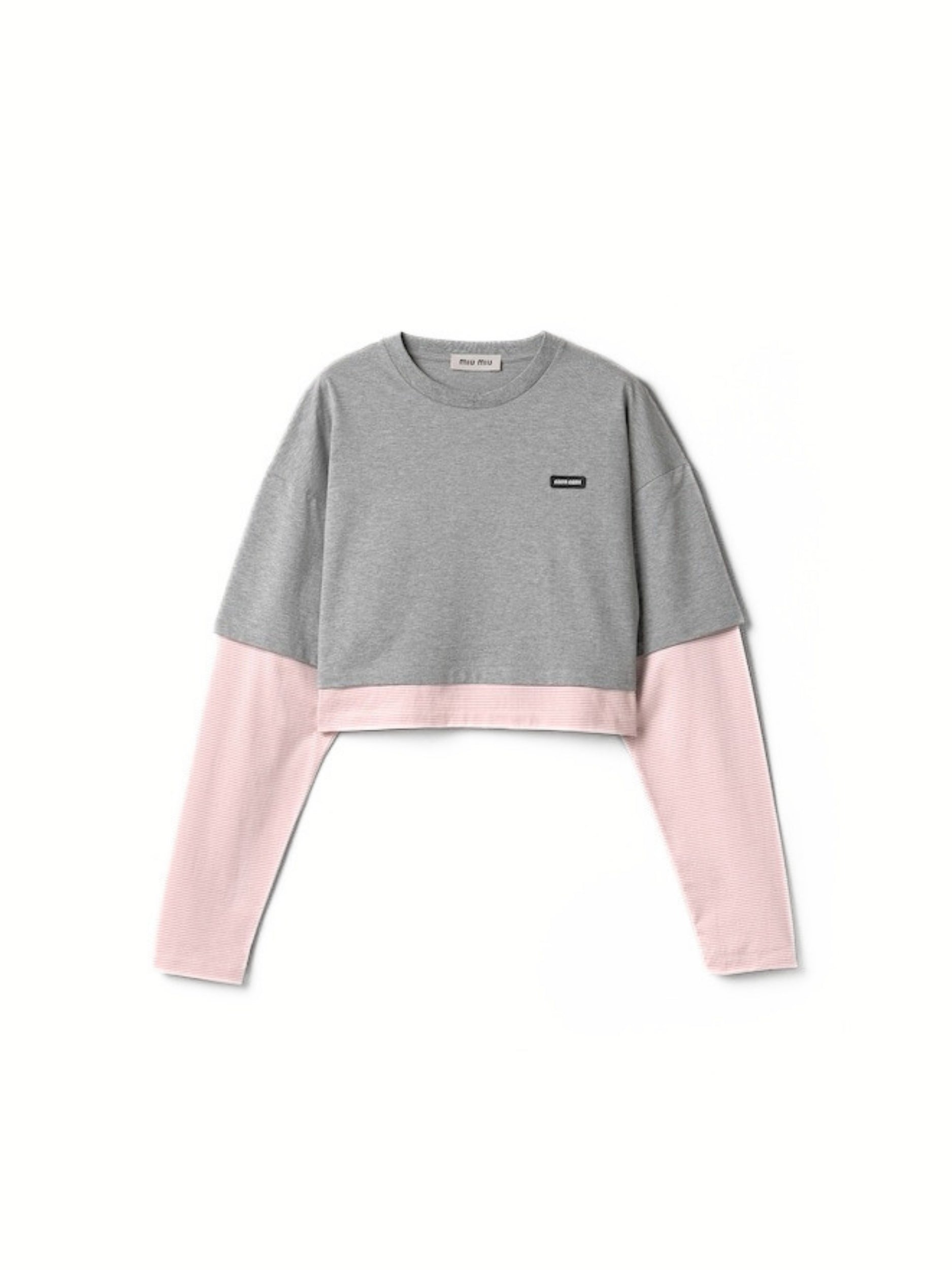 Cotton jersey t-shirt MJL135 S OOO 17ORF0L5D MIU MIU 