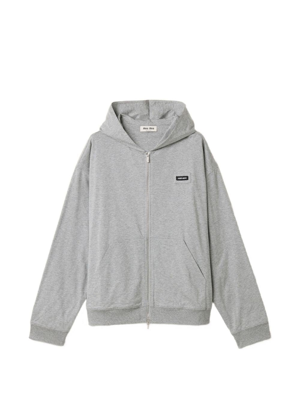 Zip-up hoodie MJLA63 192DF0031 MIU MIU 