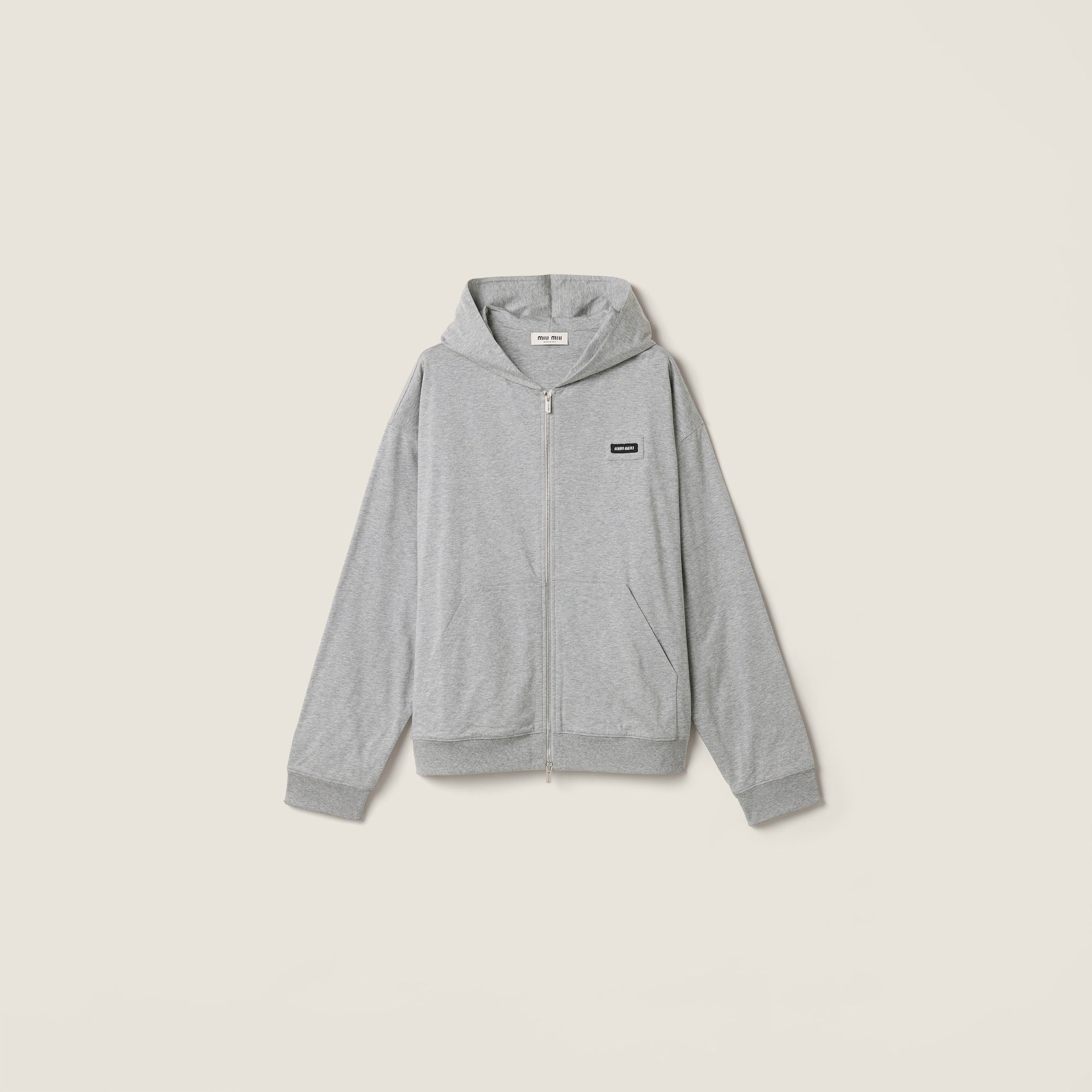 Zip-up hoodie MJLA63 192DF0031 MIU MIU 