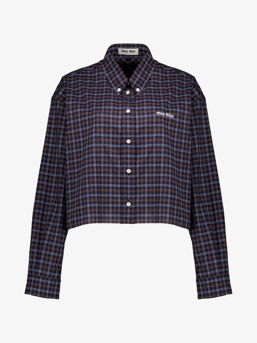 Plaid shirt MK1659 S OOO 19U3F057W MIU MIU 