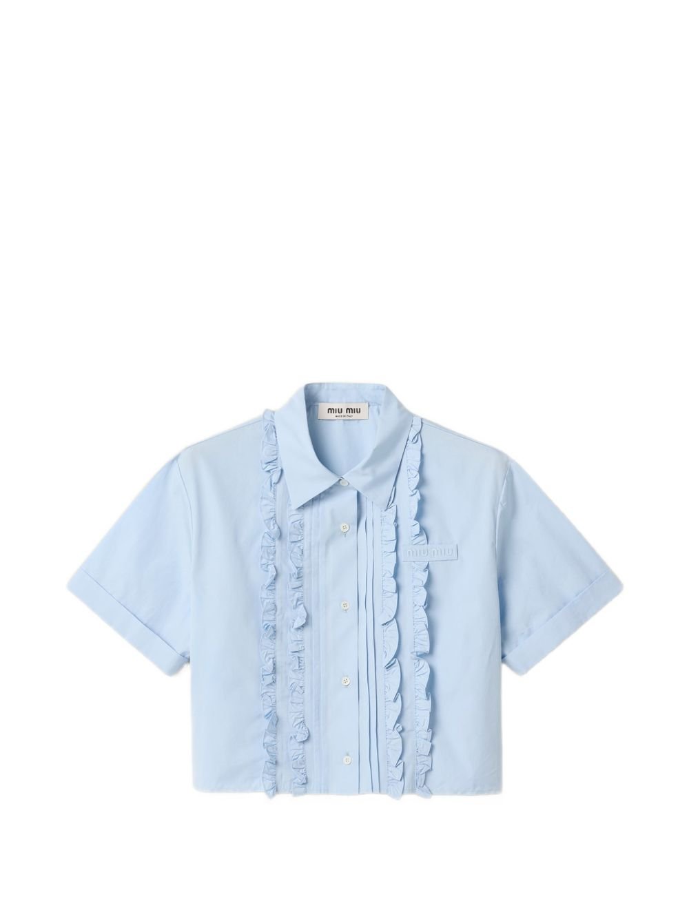 Poplin shirt MK2045 S OOO 10RGF0013 MIU MIU 