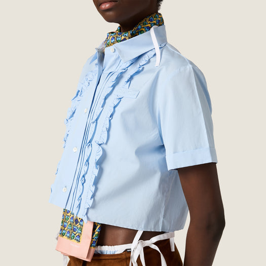 Poplin shirt MK2045 S OOO 10RGF0013 MIU MIU 
