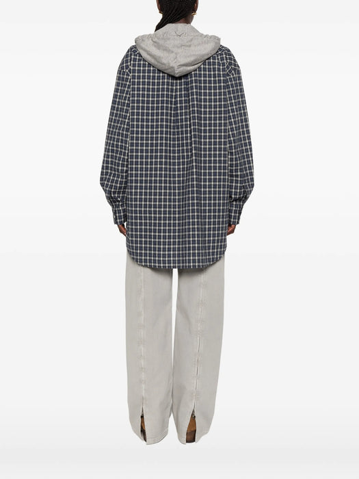 Checked flannel shirt MK2051 S OOO 6210F022X MIU MIU 