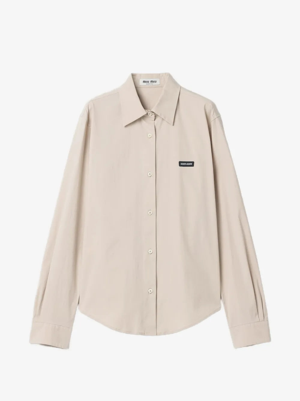 Stretch-poplin shirt MK2061 S OOO 6472F0A08 MIU MIU 