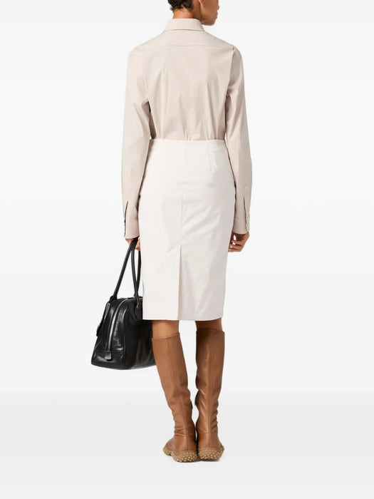 Stretch-poplin shirt MK2061 S OOO 6472F0A08 MIU MIU 