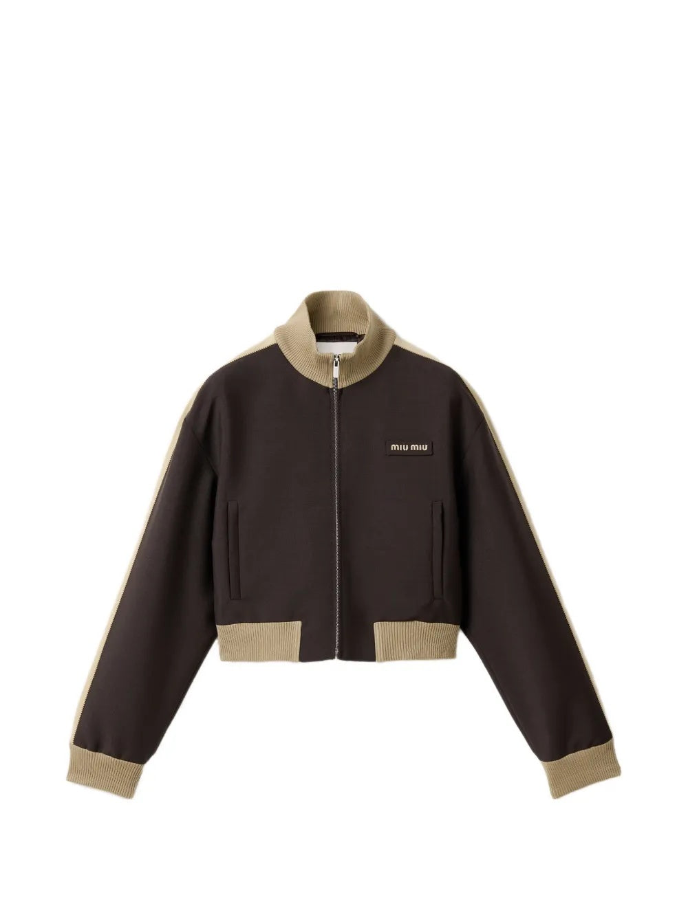 Kid mohair blouson jacket ML1513 S OOO 12I1F0324 MIU MIU 