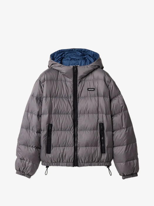 Light pongé down hoodie jacket ML1588 S OOO 1754F0276 MIU MIU 