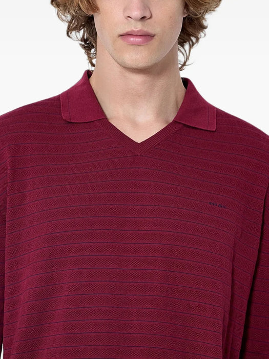 V-neck cotton sweater MML05R S OOO 184QF0399 MIU MIU 
