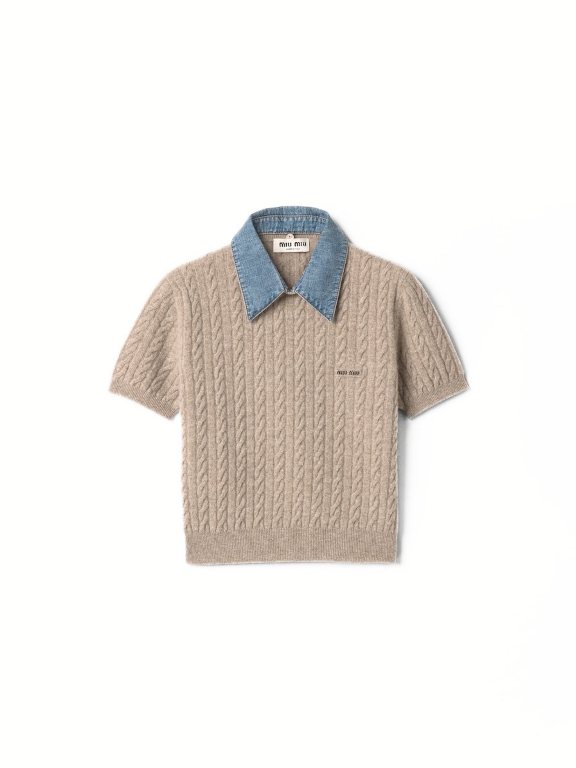 Wool and cashmere knit sweater MML08D S OOO 6342F0036 MIU MIU 