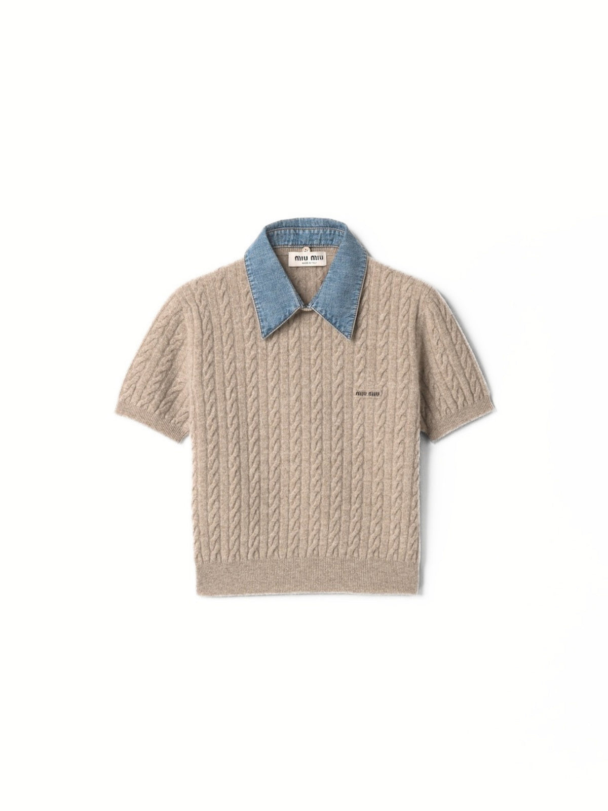 Wool and cashmere knit sweater MML08D S OOO 6342F0036 MIU MIU 