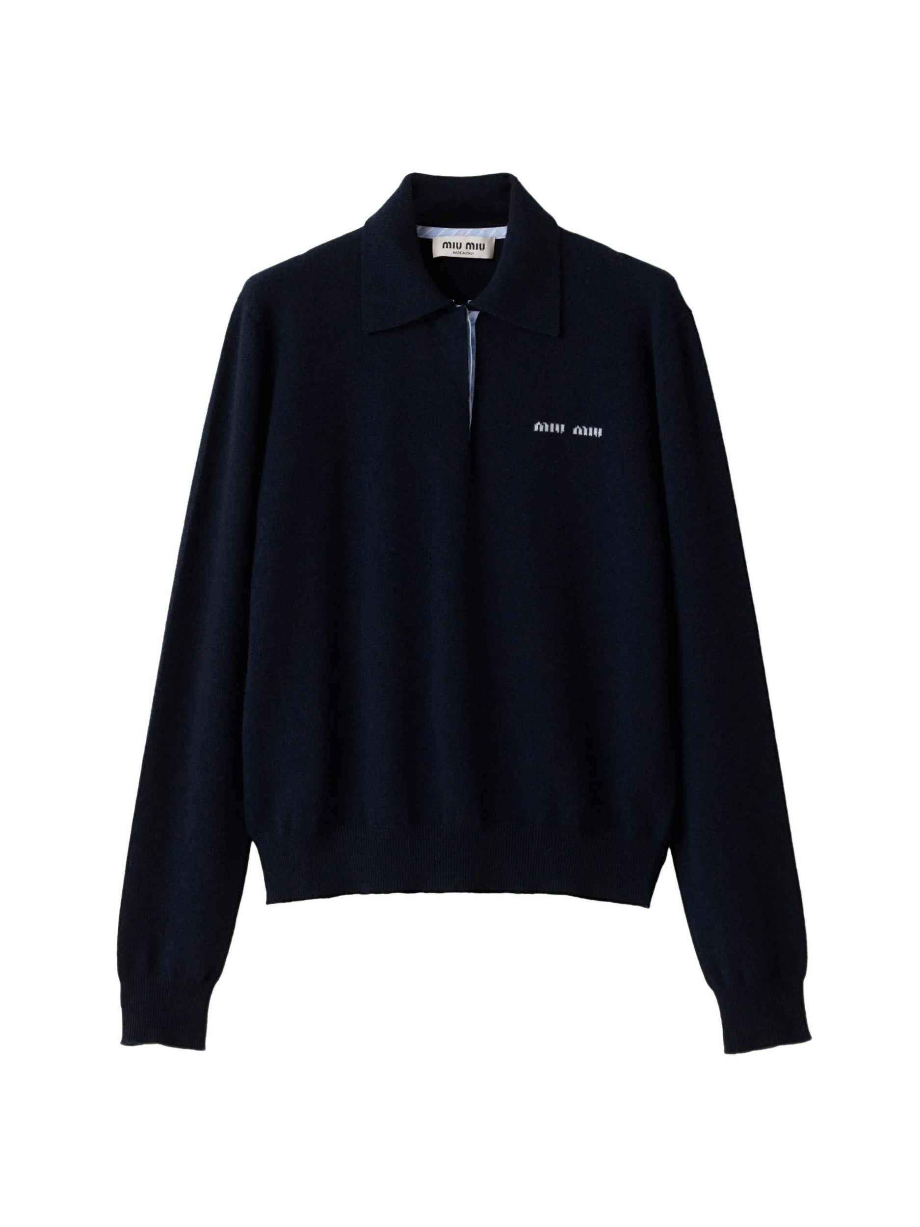 Cashmere polo sweater MMLA20 S OOO 15Z1F0008 MIU MIU 
