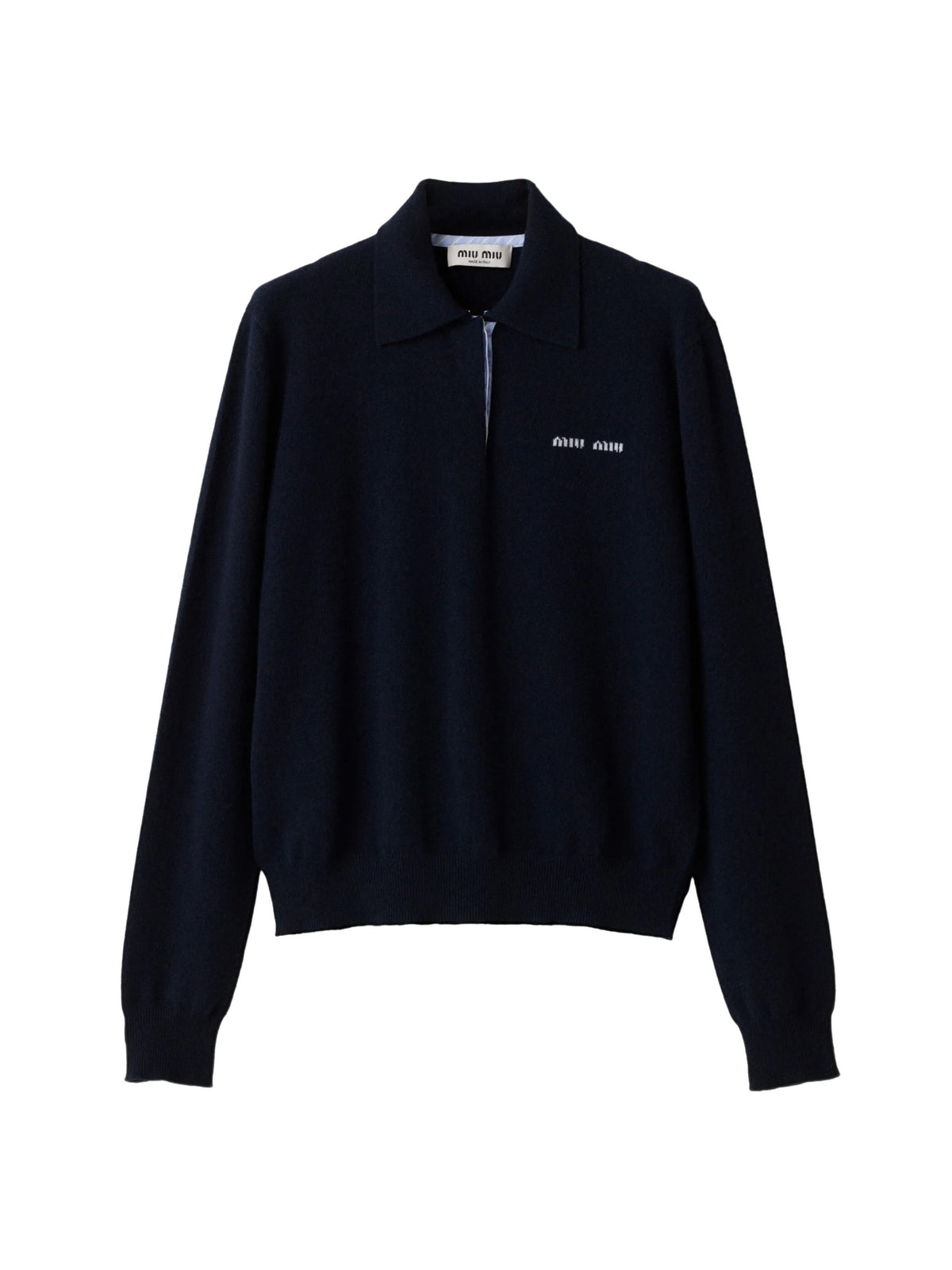 Cashmere polo sweater MMLA20 S OOO 15Z1F0008 MIU MIU 