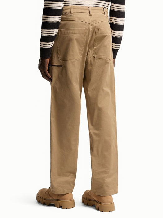 Logo-patch straight-leg trousers L2091 2A00030 598R1 206 MONCLER 