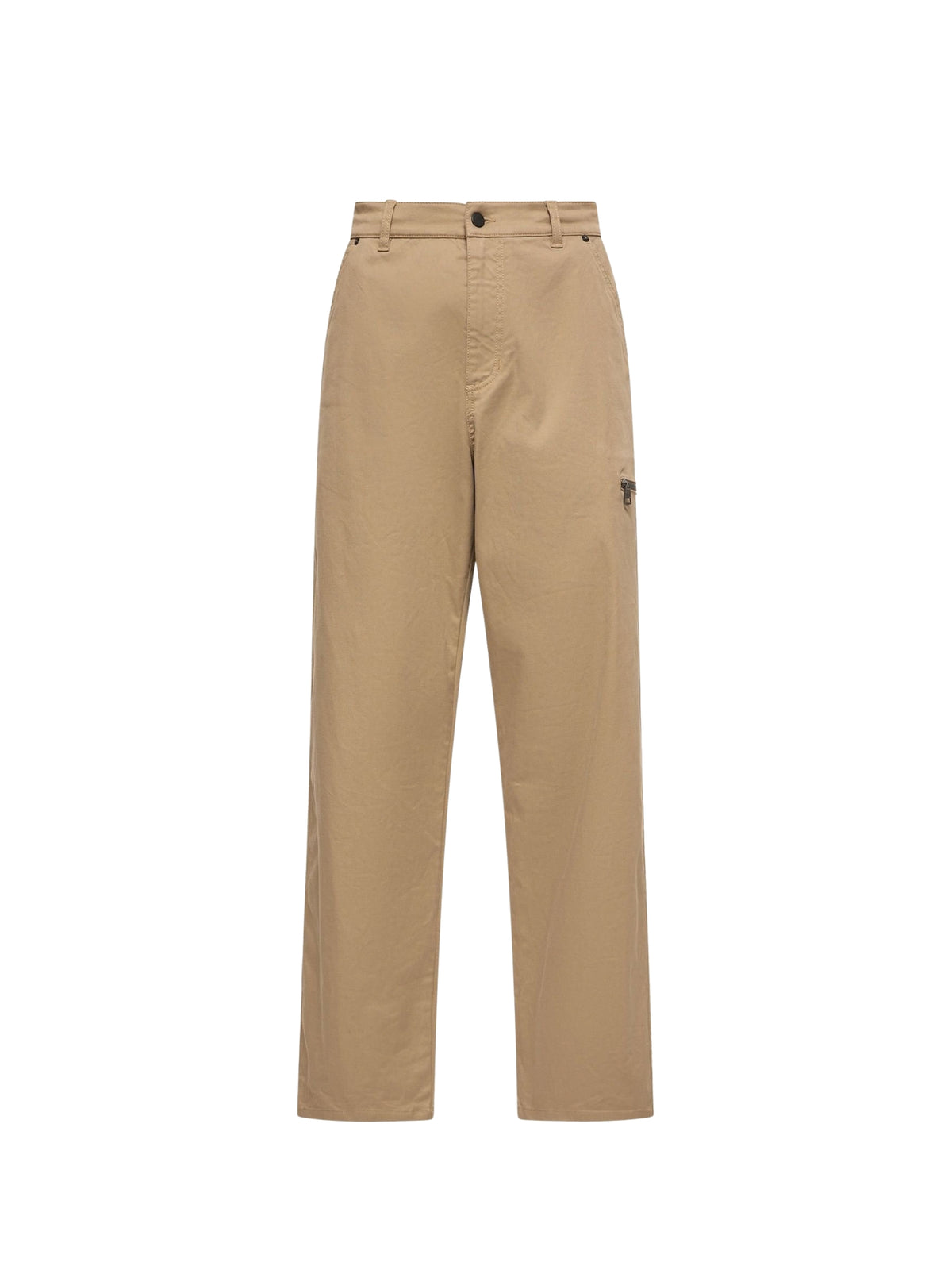 Logo-patch straight-leg trousers L2091 2A00030 598R1 206 MONCLER 