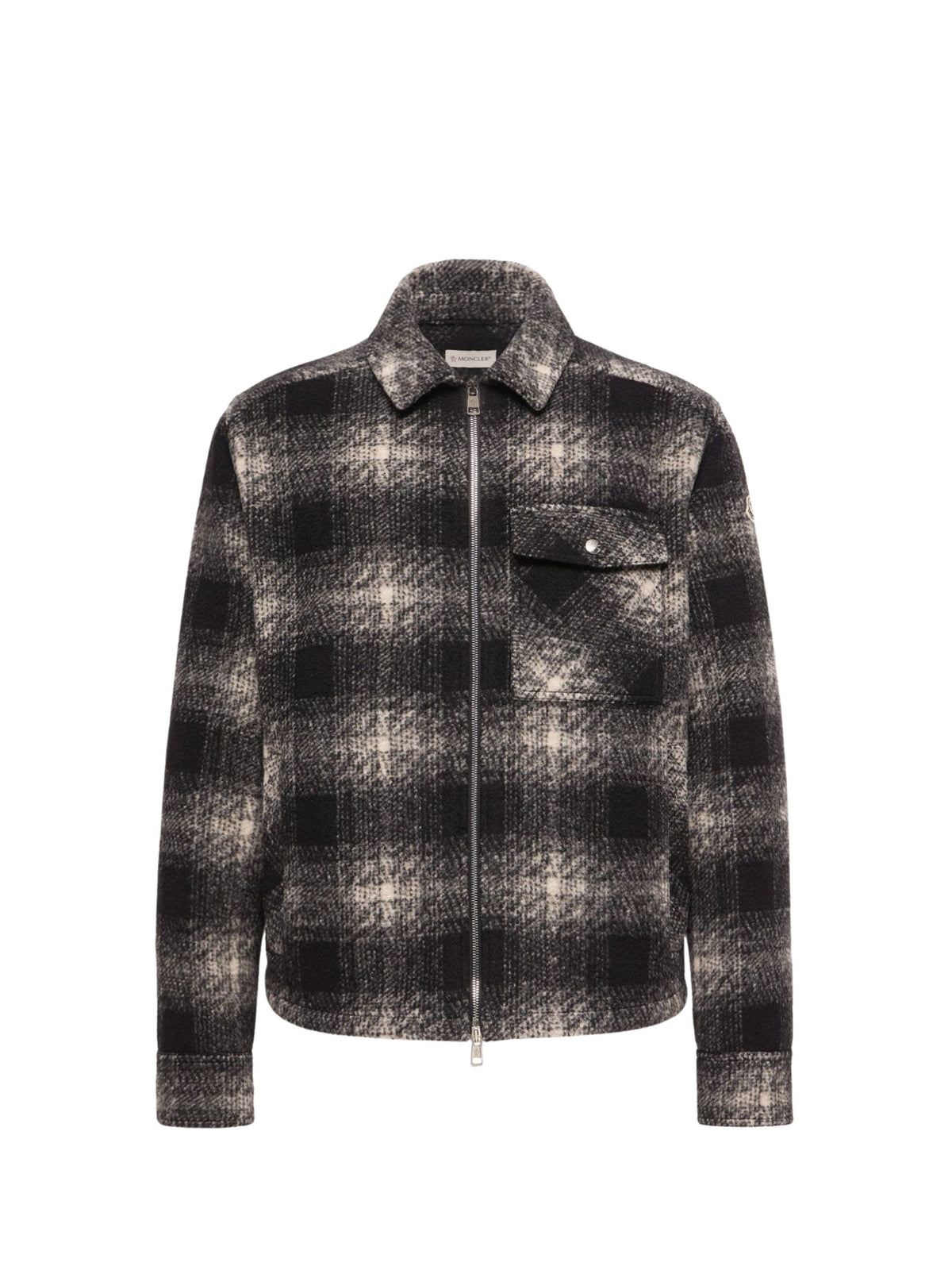 Check zip-up shirt jacket L2091 2F00035 89BKB F99 MONCLER 