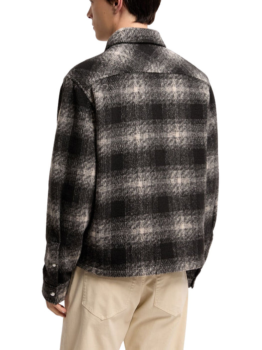 Check zip-up shirt jacket L2091 2F00035 89BKB F99 MONCLER 