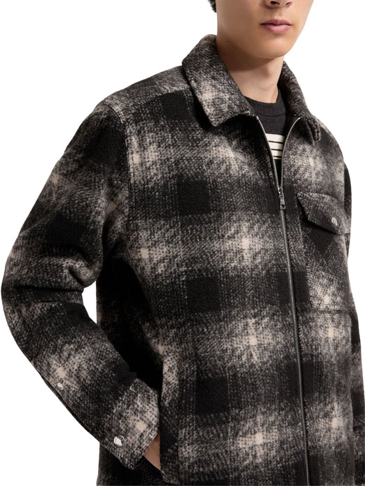 Check zip-up shirt jacket L2091 2F00035 89BKB F99 MONCLER 