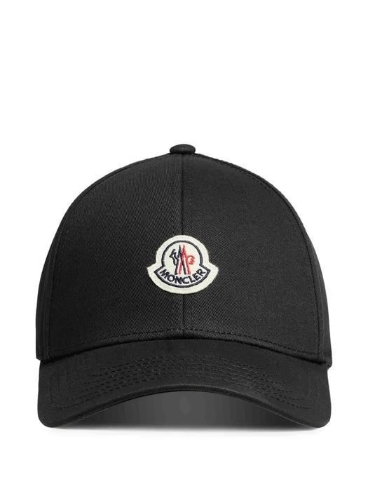 Logo-patch cotton cap L2091 3B00037 04863 999 MONCLER 