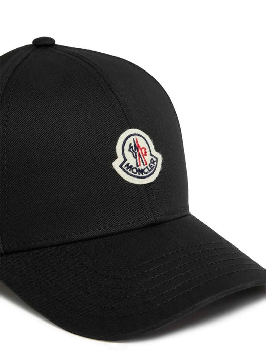 Logo-patch cotton cap L2091 3B00037 04863 999 MONCLER 
