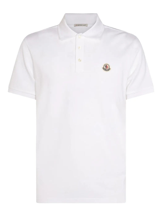 Logo-patch polo shirt L2091 8A00011 84556 002 MONCLER 