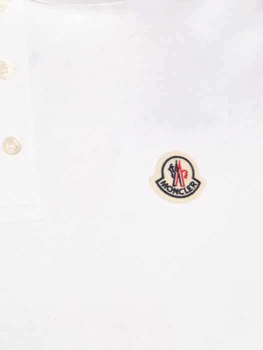 Logo-patch polo shirt L2091 8A00011 84556 002 MONCLER 