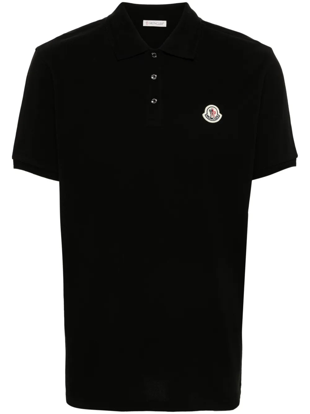 Logo-patch polo shirt L2091 8A00011 84556 999 MONCLER 
