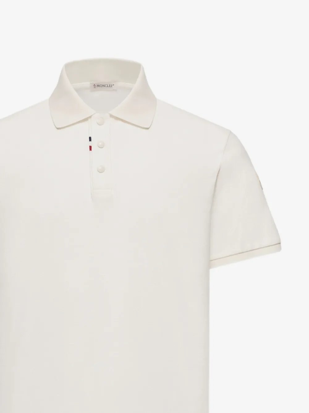 Logo cotton-piquet polo shirt L2091 8A00017 89A16 034 MONCLER 