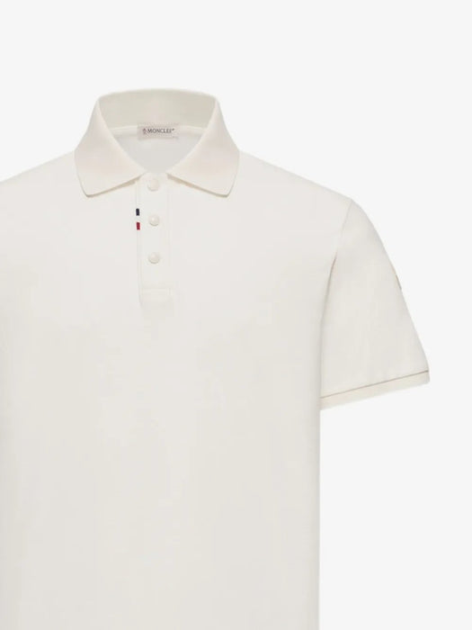 Logo cotton-piquet polo shirt L2091 8A00017 89A16 034 MONCLER 