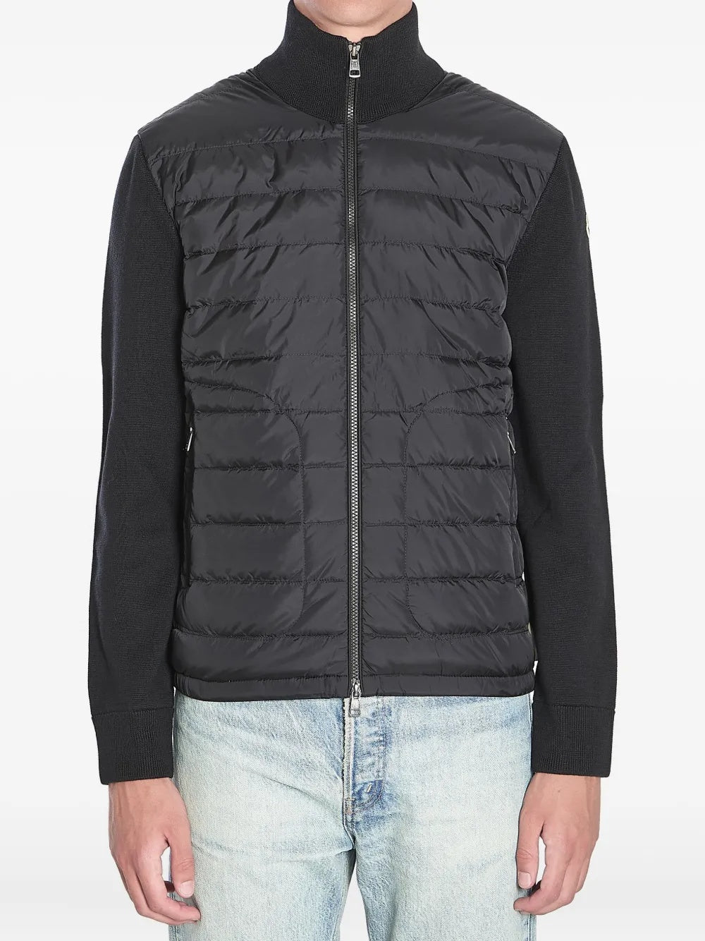 Quilted-panel zip-up jacket L2091 9B50700 A9341 999 MONCLER 