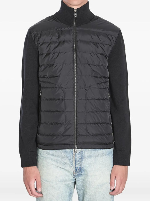 Quilted-panel zip-up jacket L2091 9B50700 A9341 999 MONCLER 