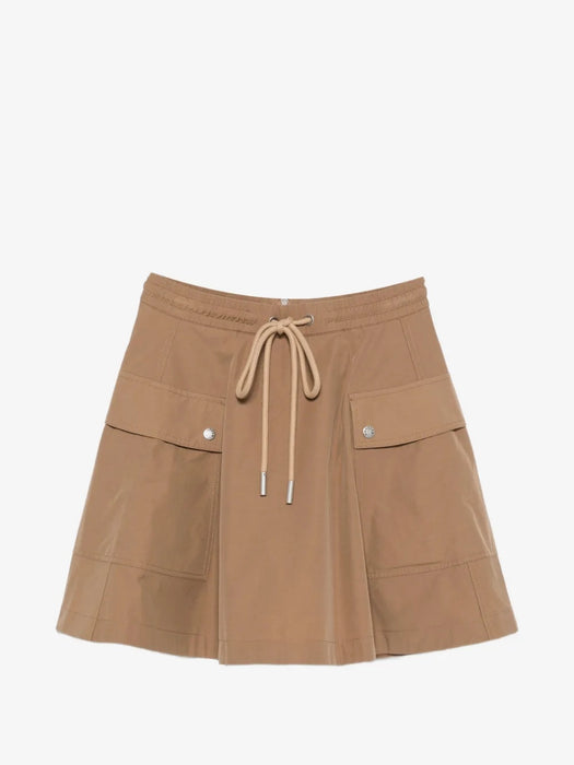 Cotton blend A-Line mini skirt L2093 2D00024 - 599MD 24N MONCLER 