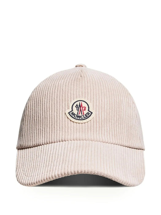 Corduroy logo-patch baseball cap L2093 3B00007 5964B 21N MONCLER 