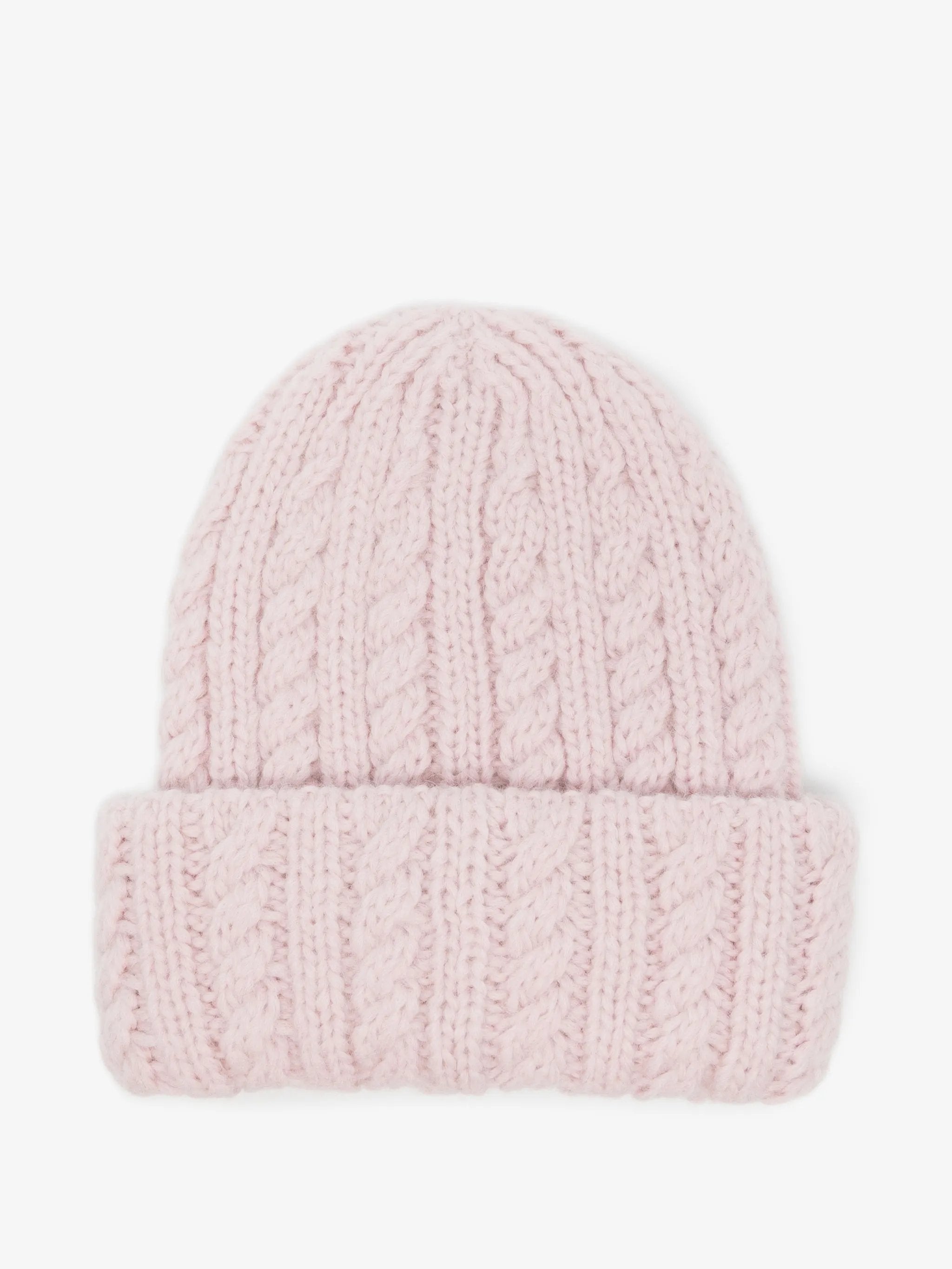 Cable-knit beanie hat L2093 3B00031 - N0403 51A MONCLER 