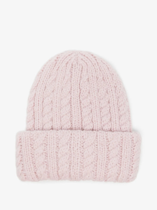 Cable-knit beanie hat L2093 3B00031 - N0403 51A MONCLER 
