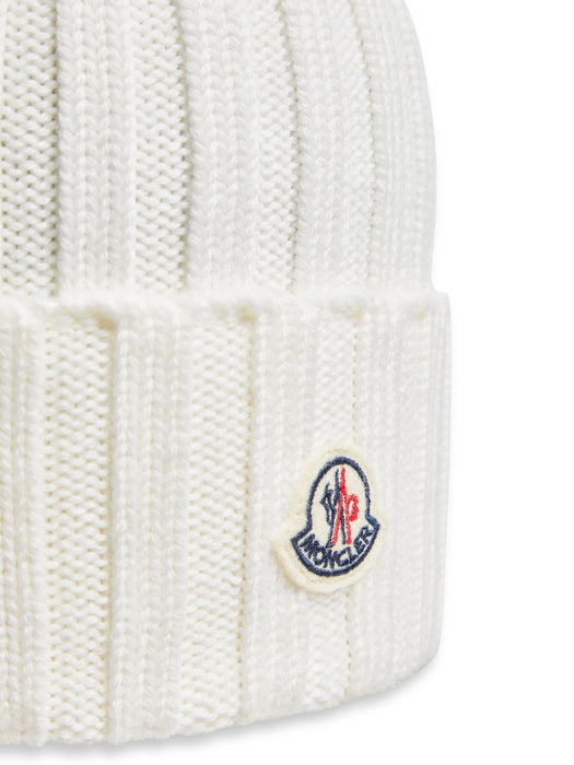 Wool Beanie with Pom Pom L2093 3B00039 - M1131 034 MONCLER 