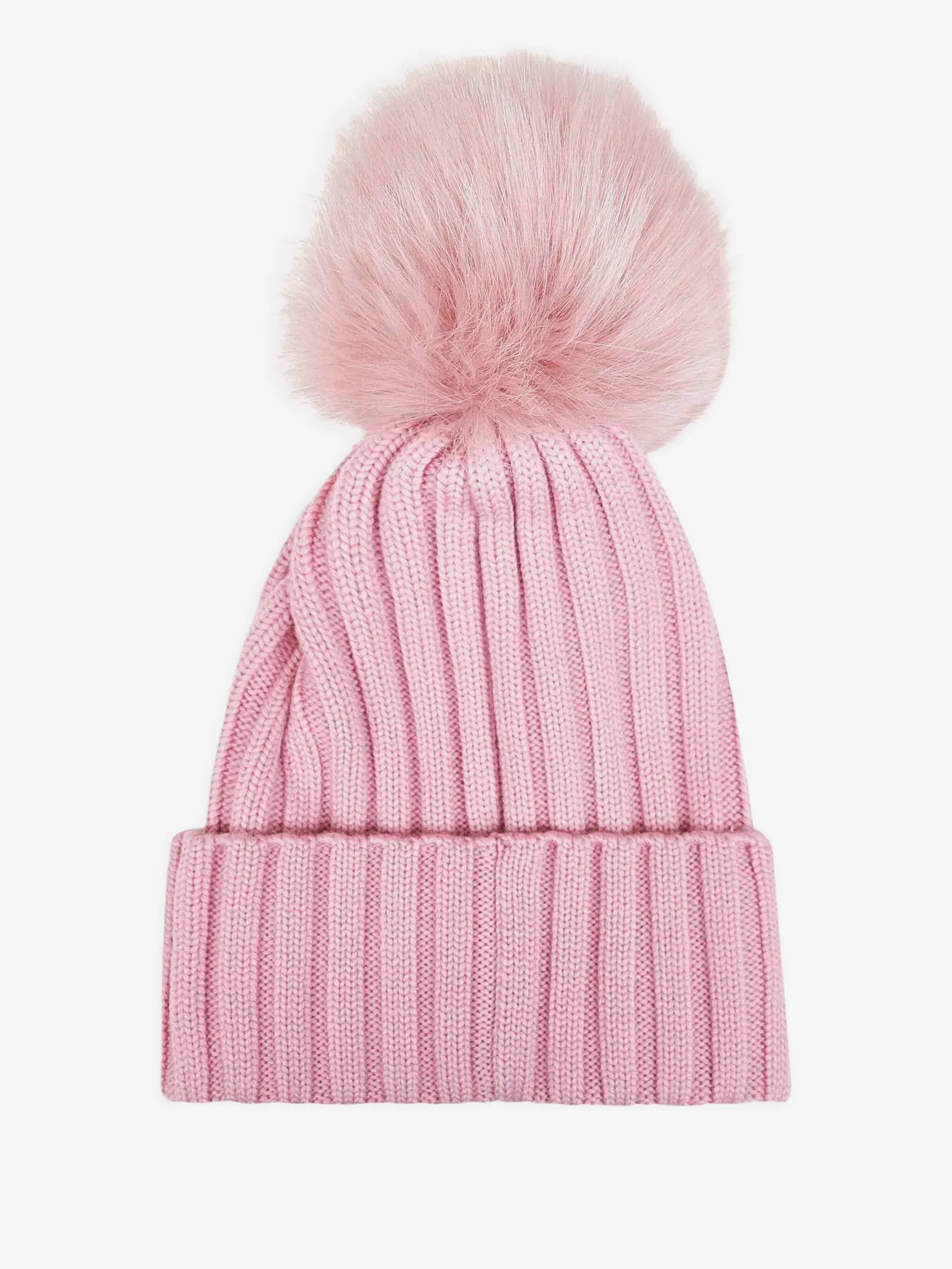 Pom-pom ribbed-knit beanie hat L2093 3B00039 - M1131 518 MONCLER 