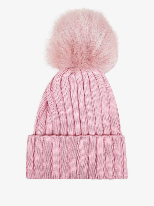 Pom-pom ribbed-knit beanie hat L2093 3B00039 - M1131 518 MONCLER 