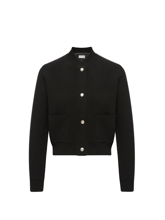 Wool & Cashmere Blend Padded Cardigan<BR/><BR/><BR/> L2093 9B00023 M4281 999 MONCLER 