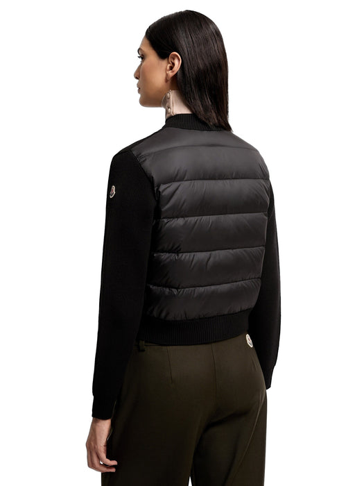 Wool & Cashmere Blend Padded Cardigan<BR/><BR/><BR/> L2093 9B00023 M4281 999 MONCLER 