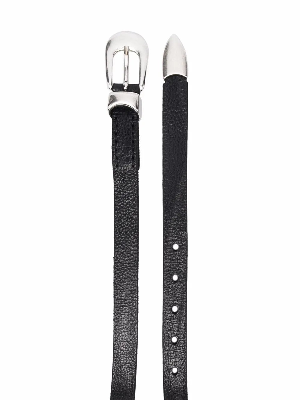 pin-buckle leather belt A2208BBLA  OUR LEGACY 