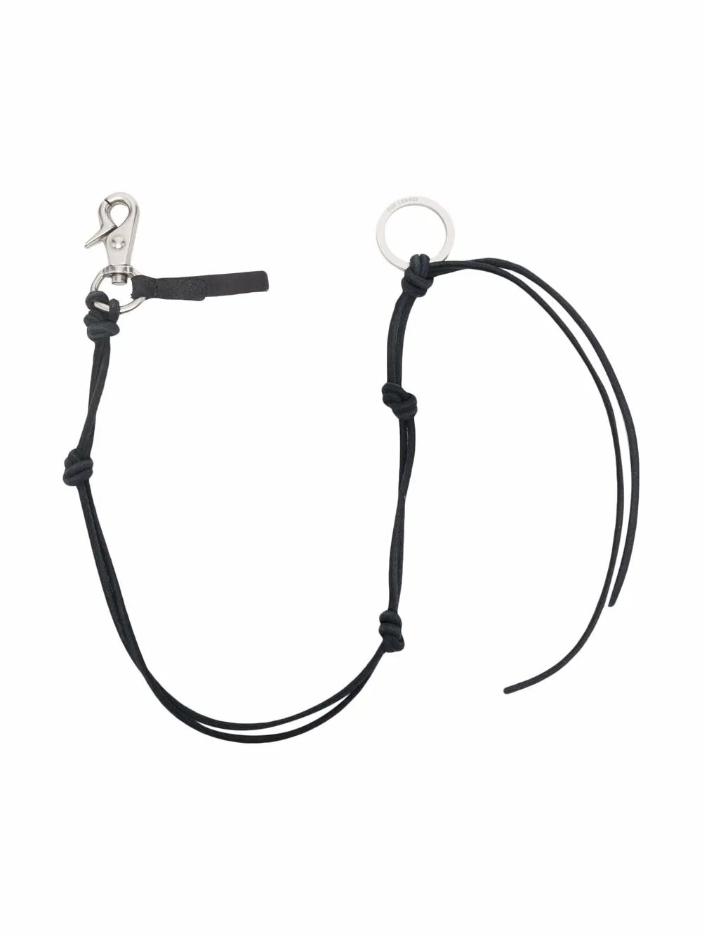 Ladon leather keyring A2208LBL  OUR LEGACY 